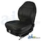 A & I Products High Back Industrial Seat w/ Suspension, Slide Track, Black Vinyl 25" x20" x19.5" A-HIS361W - alternate 1